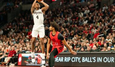 Fox scores 37 points to lead Spurs past Trail Blazers 115-102 in NBA Cup game |