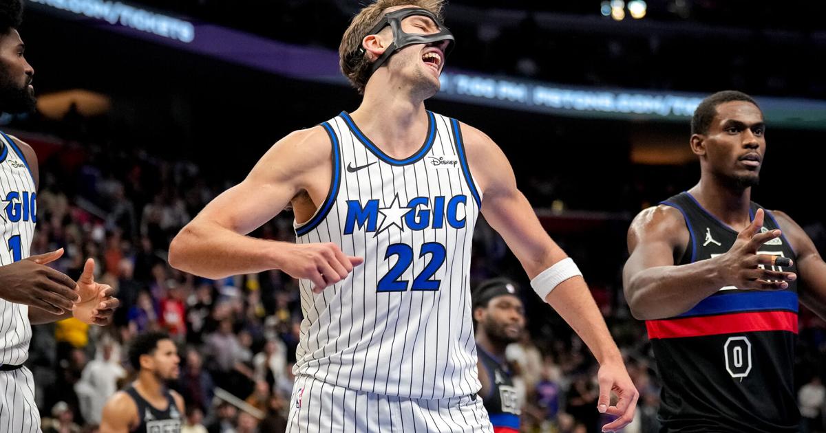 Magic secure NBA Cup group win with gutsy road victory at Pistons | Sports