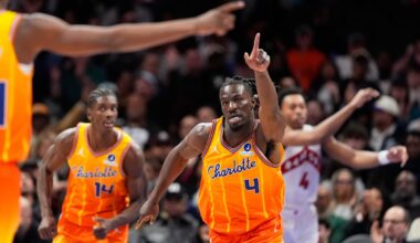 Hornets overcome deficit to beat Raptors 118-111