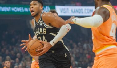 Bucks’ Giannis Antetokounmpo leaves game early vs. Cavaliers due to a left groin strain
