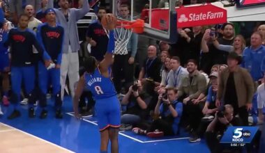 Jalen Williams returns for Thunder's game against Suns