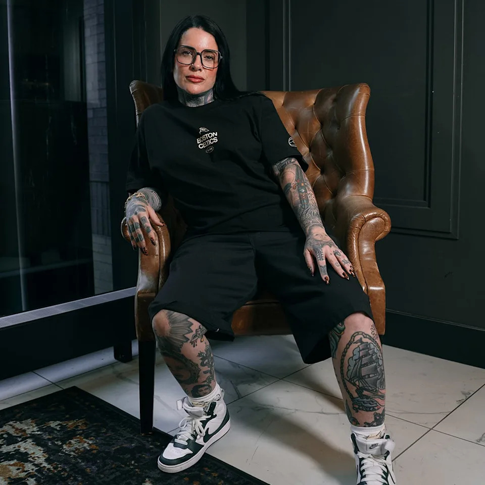 Samples from the new 46 Reserve apparel line debuting this Thursday, Nov. 20