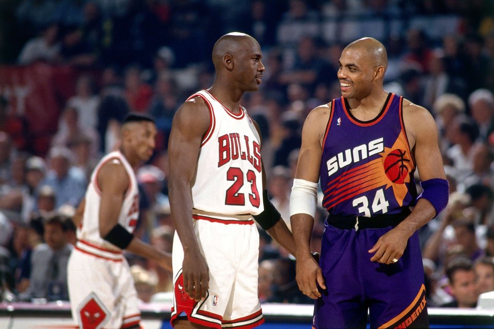 Michael Jordan won six NBA Finals but Charles Barkley fell short