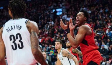 Raptors fend off Nets to win seventh straight