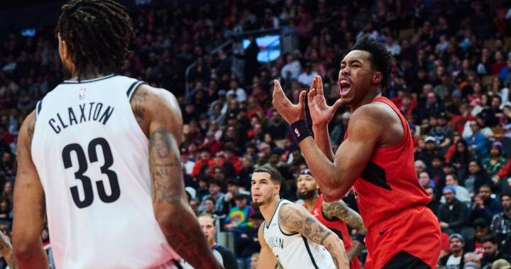 Raptors fend off Nets to win seventh straight