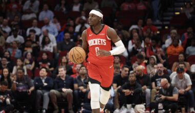 Aaron Holiday stepping up for Houston Rockets with Tari Eason injured