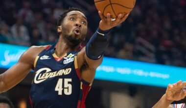 Mitchell's season-high 46 points lead Cavaliers to 132-121 victory over 76ers