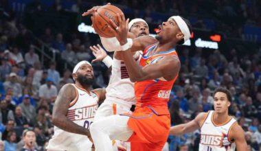 Gilgeous-Alexander drops 37 as Thunder down Suns for 11th straight win
