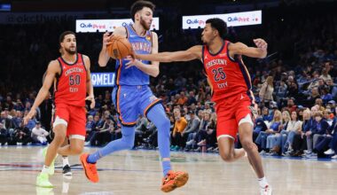 Full injury report for Sunday's Pelicans vs. Thunder matchup