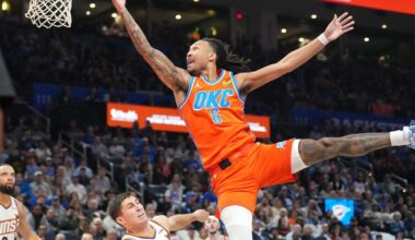 Oklahoma City Thunder win 11th straight to improve to 19-1, beating Phoenix Suns to move on in NBA Cup
