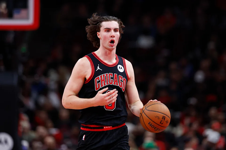 Chicago Bulls guard Josh Giddey© Kamil Krzaczynski-Imagn Images