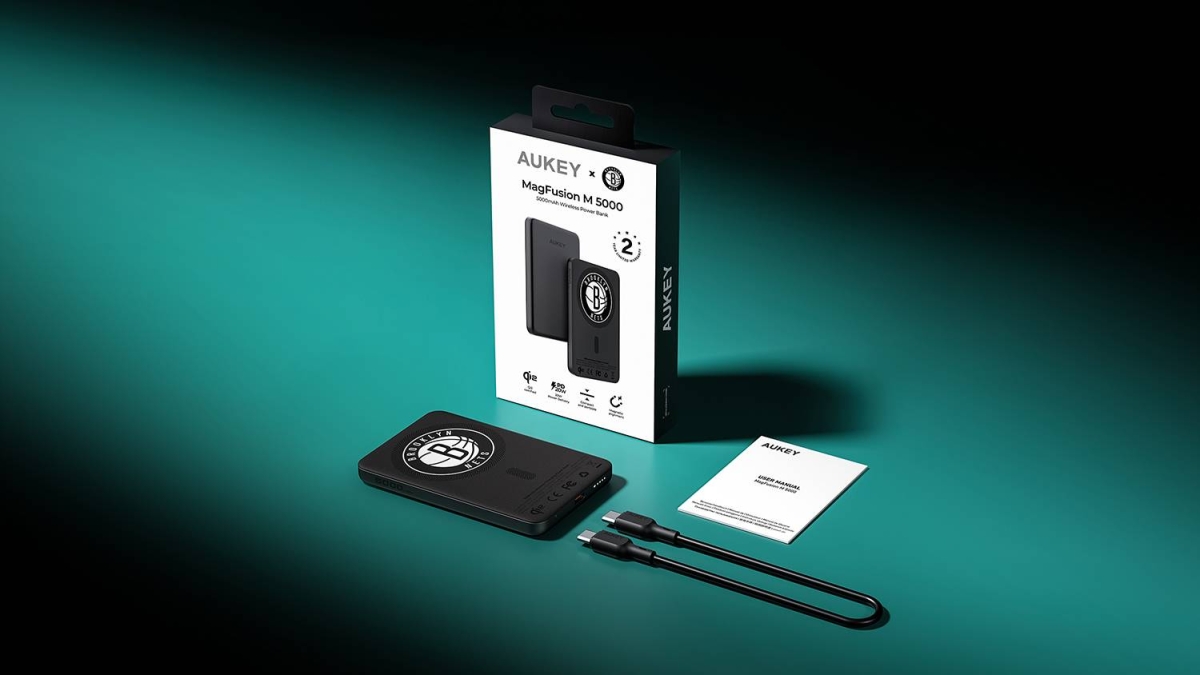 AUKEY Partners with the Brooklyn Nets for an Electrifying NBA Season