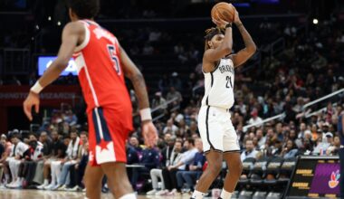 Nets full injury report for Sunday's game at the Wizards