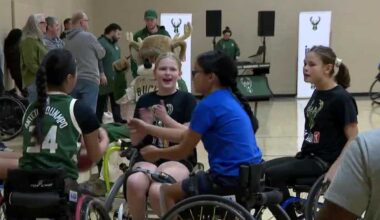 Milwaukee Bucks host adaptive sports clinic with Ryan Rollins