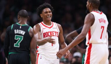 Kevin Durant on Amen Thompson guarding Celtics star Jaylen Brown