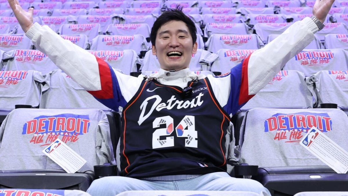 Detroit rolled out red carpet for Pistons superfan from South Korea