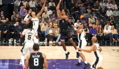 Suns face Spurs minus Wembanyama