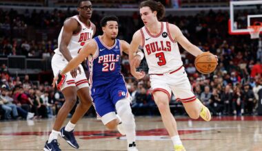 Jared McCain reacts to return from injury after Sixers fall to Bulls