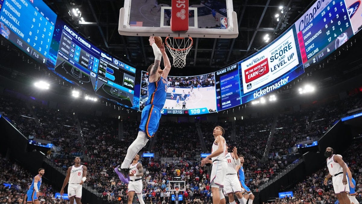 Thunder vs. Trail Blazers same game parlay – Nov. 5