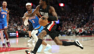 OKC Thunder's historic start to season ends with loss to Trail Blazers