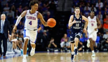 Florida basketball falls in The Athletic's rankings after Week 1
