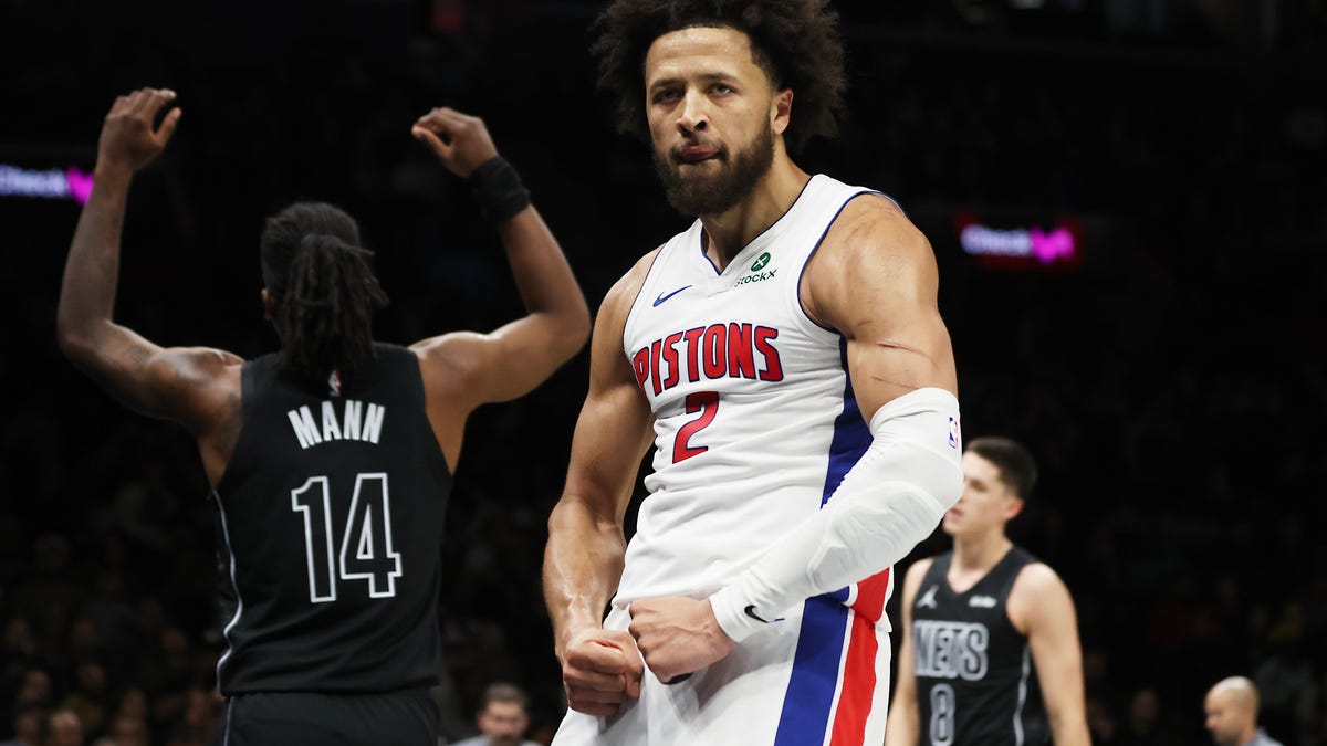 Cunningham, Duren lead Pistons to blowout win vs. Nets to open Emirates NBA Cup