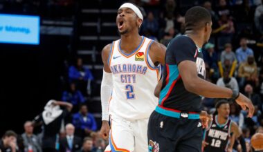 Thunder mount comeback in 114-100 win over Grizzlies