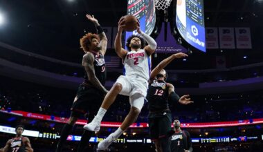 Cunningham's second-half surge pushes Pistons past 76ers, extends win streak
