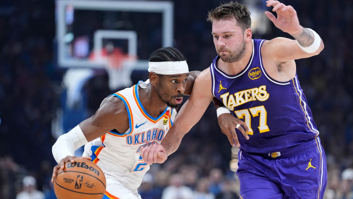 SGA, OKC roll past Luka Doncic, Los Angeles