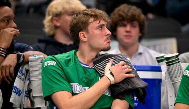 Cooper Flagg gives injury update after leaving game against Suns