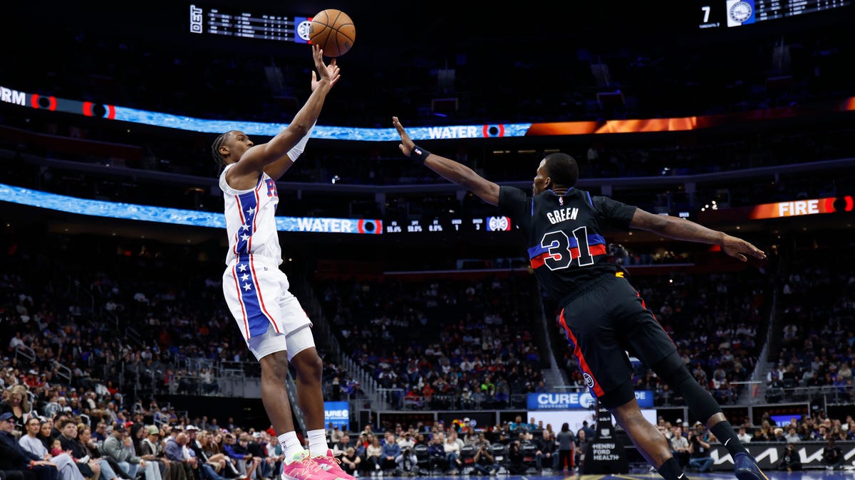 Short-handed Pistons hold off Sixers in the NBA Cup