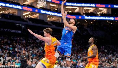 Best images from Thunder's 109-96 win over Hornets