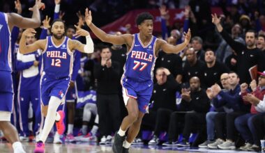 Paul George discusses 1st game playing with Sixers rookie VJ Edgecombe