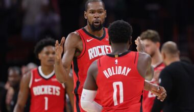 As injuries mount, Aaron Holiday steps up in Houston