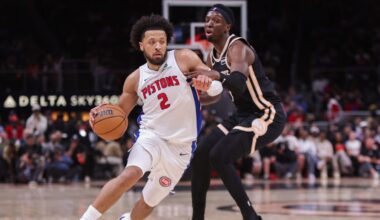 Pistons game ends with Cade Cunningham saving win streak vs Hawks