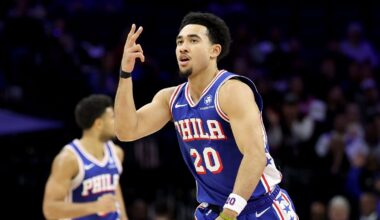 Sixers' Jared McCain discusses finally knocking down shots vs. Raptors