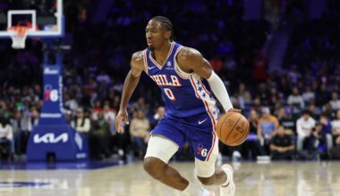 Tyrese Maxey in the starting lineup vs. Bucks