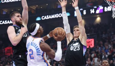 Another 30-plus points in 3 quarters for SGA in OKC's win over Jazz