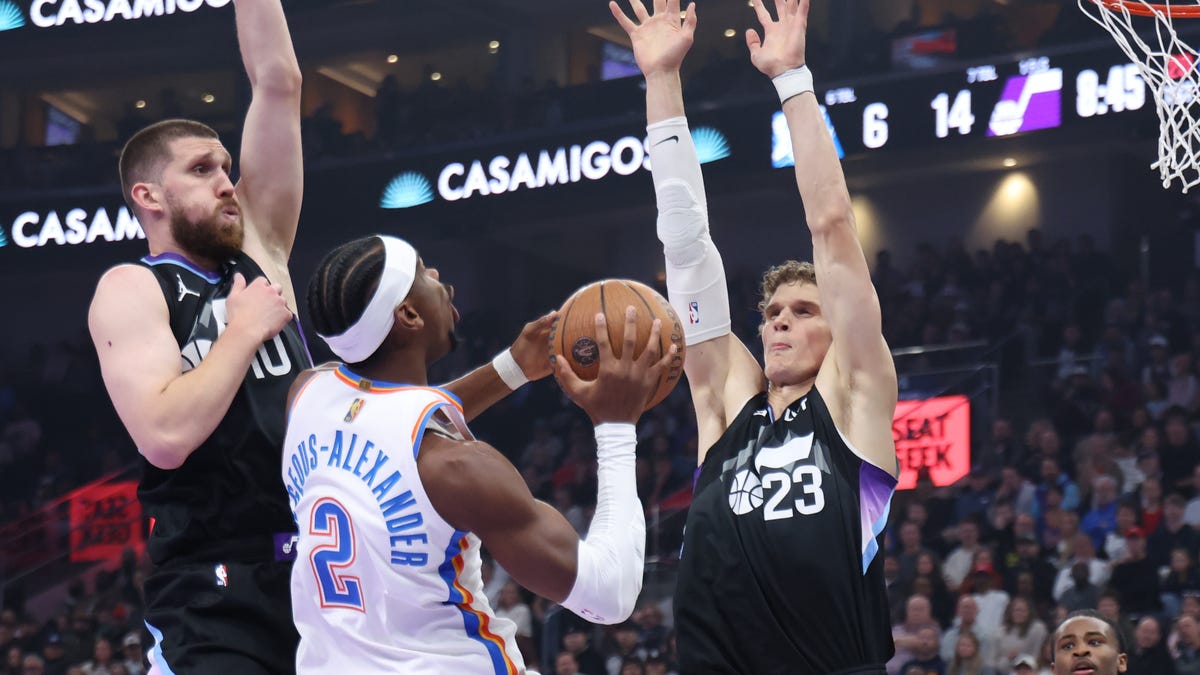 Another 30-plus points in 3 quarters for SGA in OKC's win over Jazz