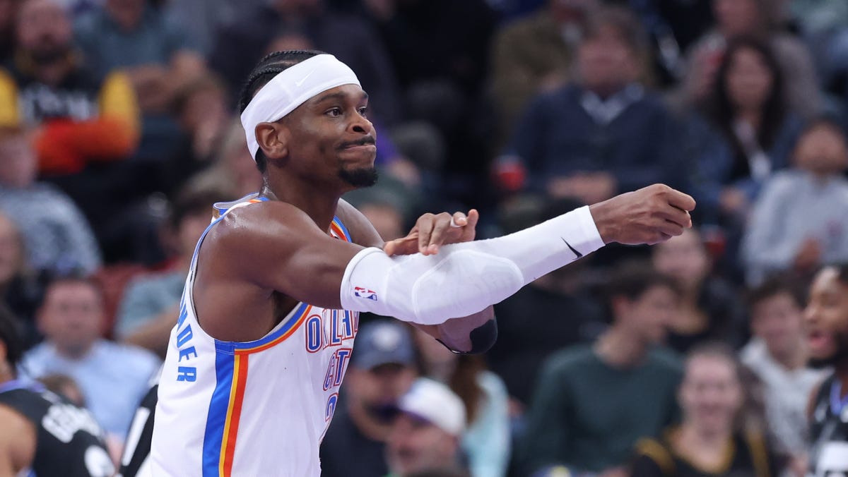 Best images from Thunder's 144-112 win over Jazz