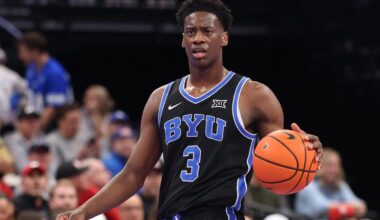 BYU's AJ Dybantsa attended Thunder's 144-112 win over Jazz