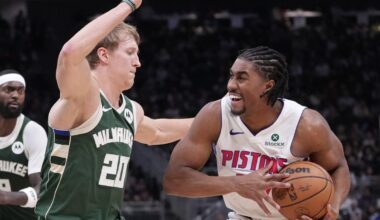 Pistons extend winning streak to 12 as Jaden Ivey makes season debut vs. Bucks