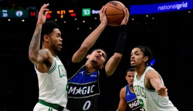 Celtics escape late Orlando Magic push, win 138-129 (PHOTOS)