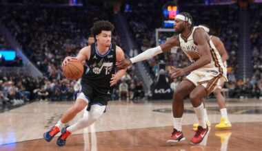 Jazz's Clayton, Warriors' Richard swap jerseys after first NBA meeting