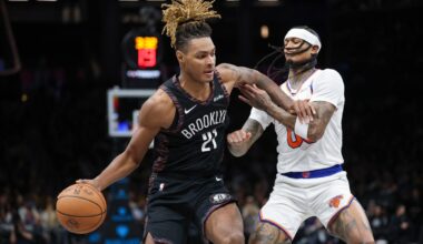 Nets' Noah Clowney learning to keep NBA defenses honest