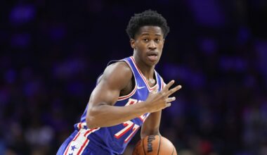 Nick Nurse offers practice update on rookie VJ Edgecombe