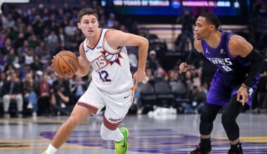 Suns rout Kings. Takeaways include Collin Gillespie starter status