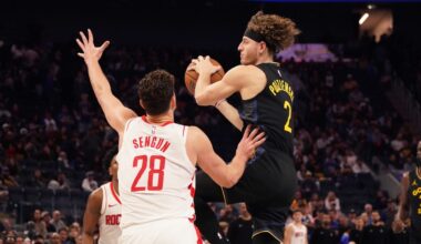 Warriors can't hold to early lead on way to 104-100 loss to Rockets