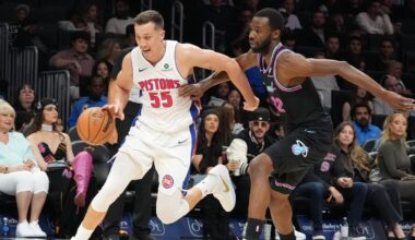 Duncan Robinson shines as Pistons survive fourth-quarter rally in win vs. Heat