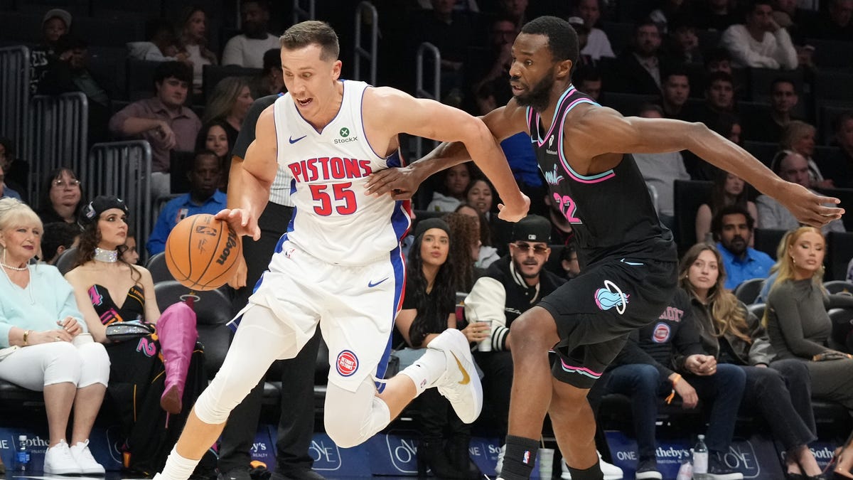 Duncan Robinson shines as Pistons survive fourth-quarter rally in win vs. Heat
